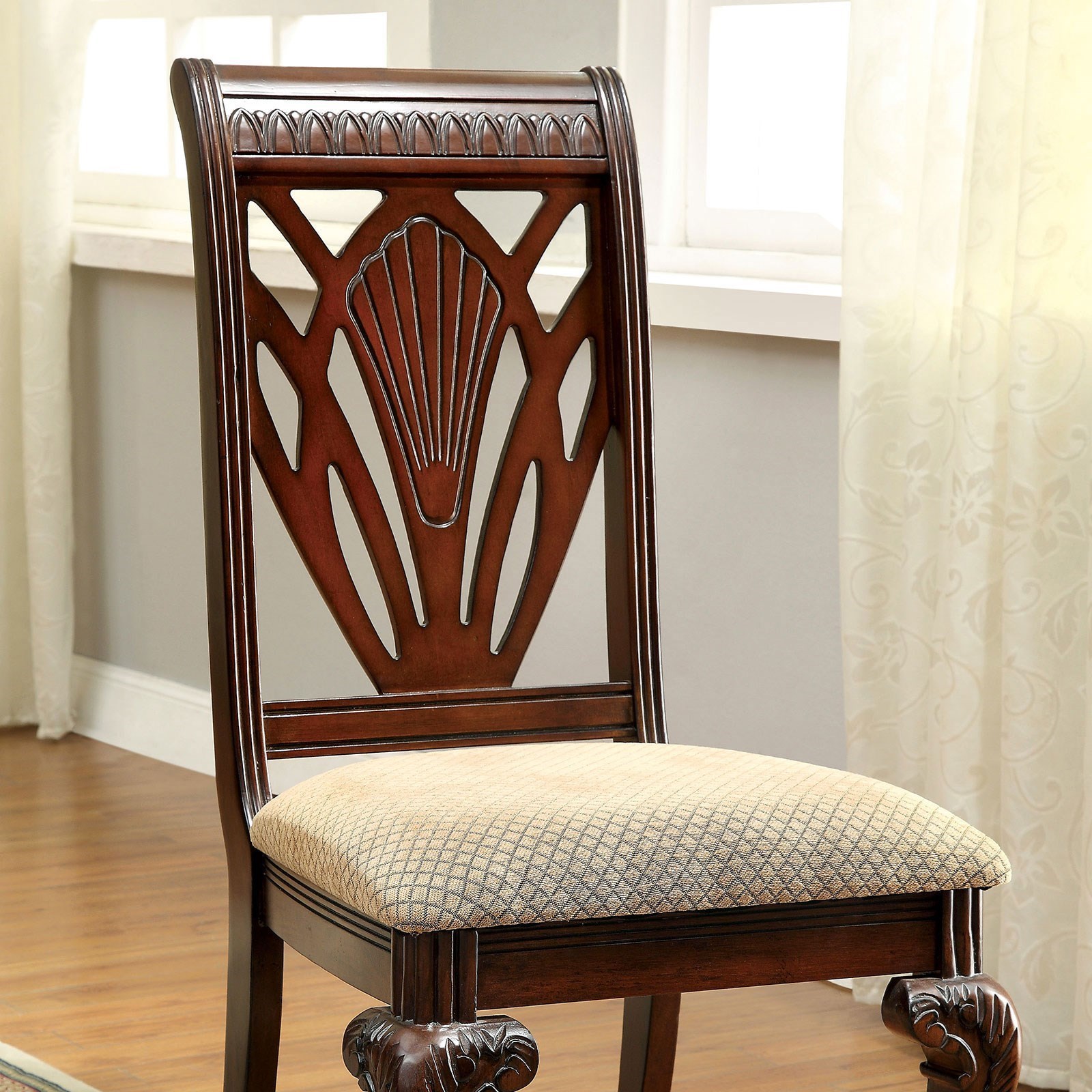 Two sales side chairs